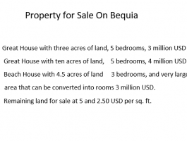 Property for Sale On Bequia Emmett
