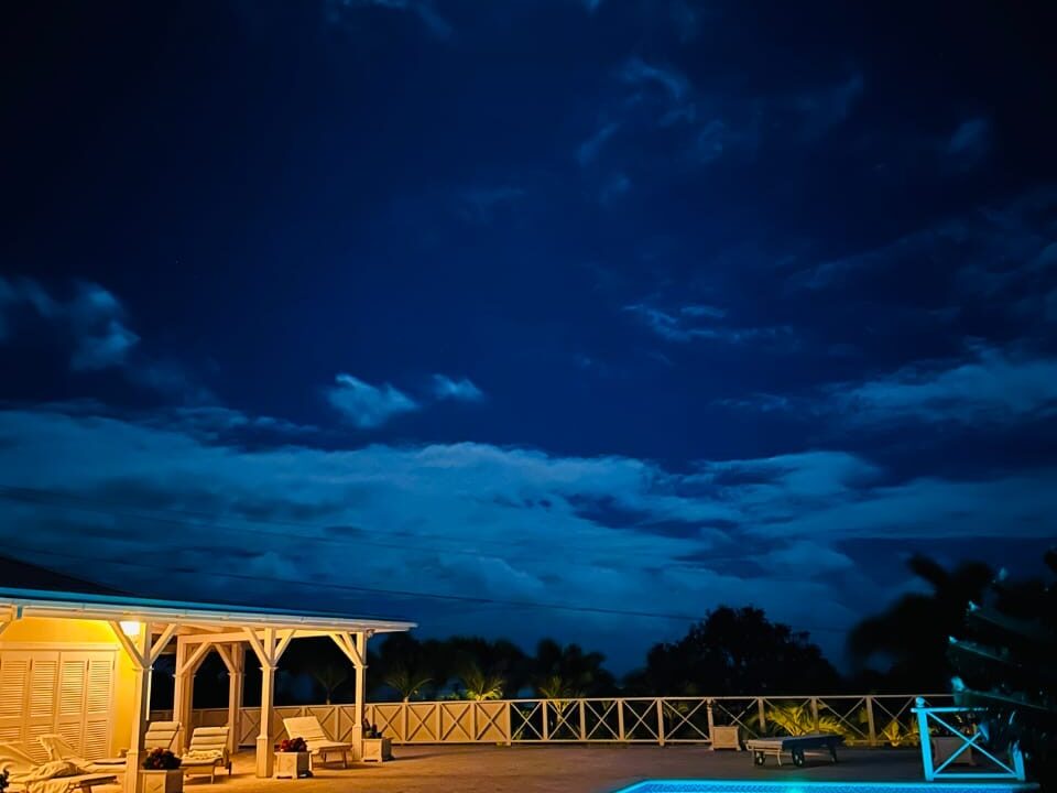 Porch Pool at night