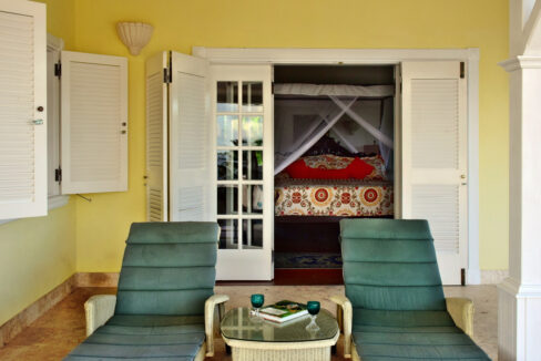 Porch outside master